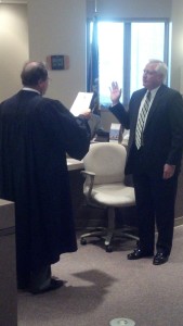 swearing in lon pishny