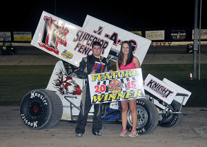 Tyler Knight Win DCRP Sprint Cars 061315