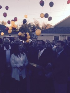 ribbon cutting student housing