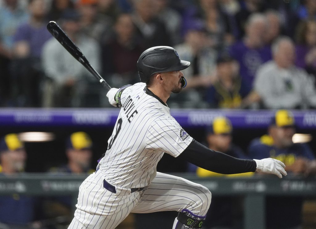 Brewers Rockies Baseball