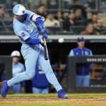 Angel Martinez hits a grand slam as part of a career-best game and Guardians rout Royals 10-2