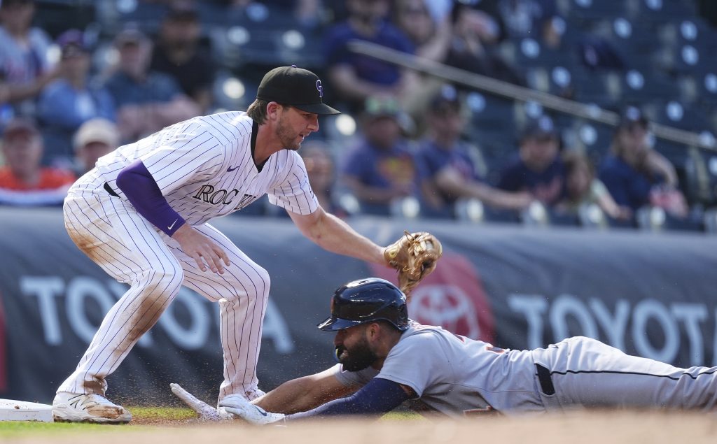 Tigers Rockies Baseball