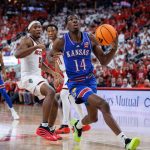 Council’s huge day, final-play stop help No. 19 Kansas edge NC State in overtime 77-76