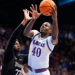 Flory Bidunga has 18 points and 10 rebounds as No. 17 Kansas beats Towson 73-49