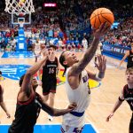 No. 17 Kansas uses balanced scoring to defeat Davidson 90-61